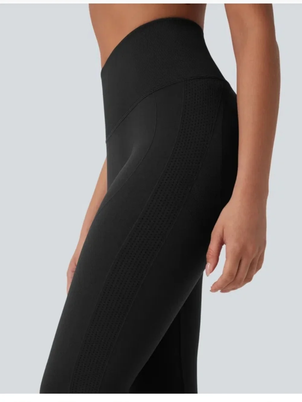 Halara Gray 7/8 Length Leggings - Picture 3 of 5